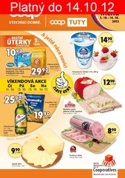 akční leták COOP 1.10.2012-14.10.2012