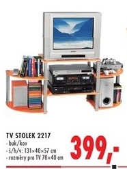 Tv stolek, buk/kov
