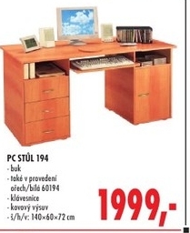 PC stůl 194