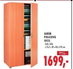 Policová skříň