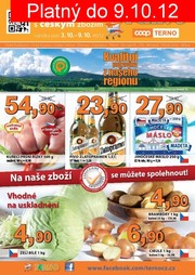 akční leták COOP 3.10.2012-9.10.2012