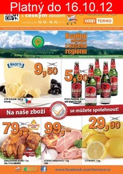 akční leták COOP 10.10.2012-16.10.2012
