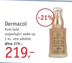 Dermacol Pure Golg, rozjasňující make up