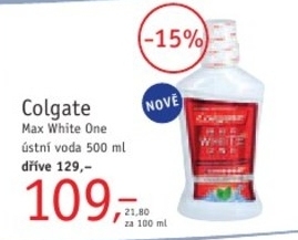 Colgate Max White One, ústní voda