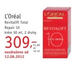 L´Oréal Revitalift Total Repair 10, krém