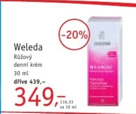 Weleda, růžový denní krém