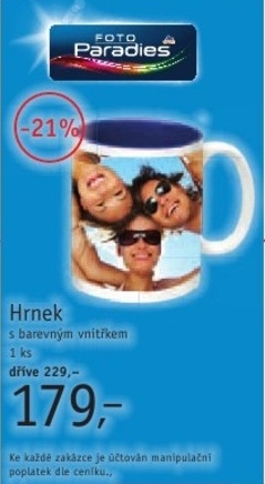 Hrnek s barevným vnitřkem