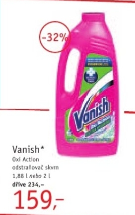 Vanish Oxi Action, odstraňovač skvrn 