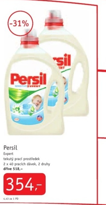 Persil Expert, tekutý prací prostředek