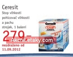 Ceresit Stop vlhkosti, pohlčovač vlhkosti a pachu
