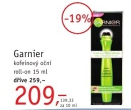 Garnier kofeinová oční roll on 