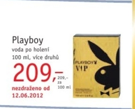 Playboy, voda po holení