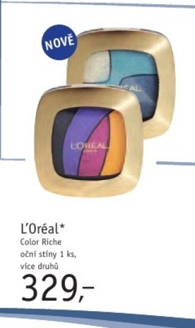 L´Oréal Color Riche, oční stíny
