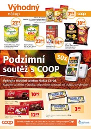 akční leták COOP 15.10.2012-31.10.2012