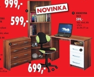 Psací stůl, různé dekory