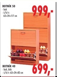 Botník, 3 police