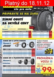 akční leták Auto Kelly 15.10.2012-18.11.2012