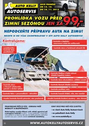 akční leták Auto Kelly 15.10.2012-18.11.2012