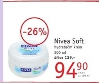 Hydratační krém Nivea Soft