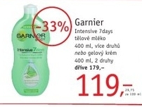 Garnier Intensive 7days, tělové mléko