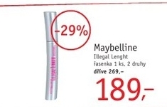 Maybelline Illegal Lenght, řasenka