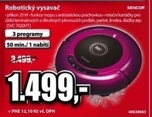 Robotický vysavač SENCOR 3 programy