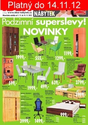 akční leták IDEA nábytek 1.11.2012-14.11.2012