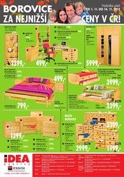 akční leták IDEA nábytek 1.11.2012-14.11.2012