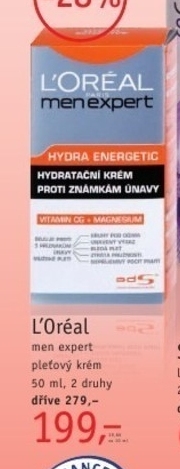 L´Oréal, Men Expert, pleťový krém