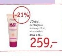 L´Oréal Mat´Mat Magique, make up