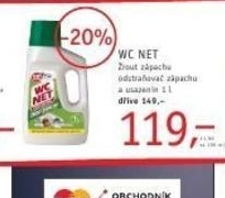 WC Net žrout zápachu a usazenin