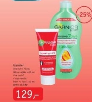Garnier Intensive 7Days, tělové mléko