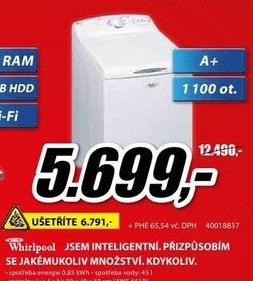 Automatická pračka WHIRLPOOL  