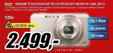 Digitální foroaparát SONY 16,1 Mpx
