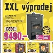 ocelová krbová kamna