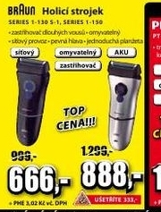 holicí strojek BRAUN , omyvatelný