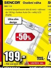 osobní váha SENCOR SB112