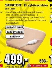 elektrická vyhřívací dečka SENCOR