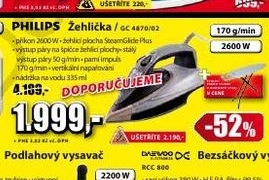 elektrická žehlička PHILIPS