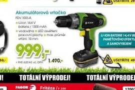 aku vrtačka FIELDMANN 