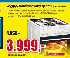 kombinovaný sporák MORA KS 100MW