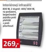 interierový infrazářič 800W