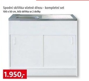 kuchyňská skříňka s dřezem