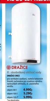elektrický ohřívač vody DRAŽICE 