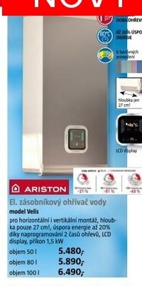 elektrický ohřívač  vody ARISTON