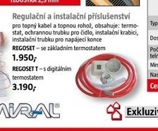 termostat podlahového topení REGOSET