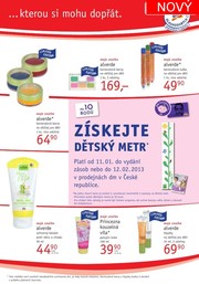 akční leták dm drogerie 11.1.2013-31.1.2013