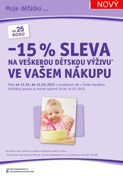 akční leták dm drogerie 11.1.2013-31.1.2013