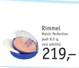 Rimmel Match Perfection, pudr