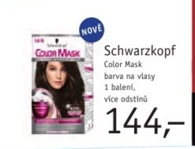 Schwarzkopf Color Mask, barva na vlasy